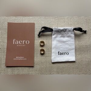 NWT faero 24 Karat Gold Filled Mini Daily Hoop Earrings, Canadian Jeweller